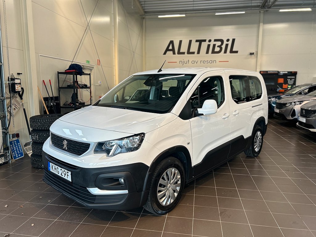 Peugeot Rifter L2 1.5 BlueHDi AUT 130hk/Dragkrok/Värmare