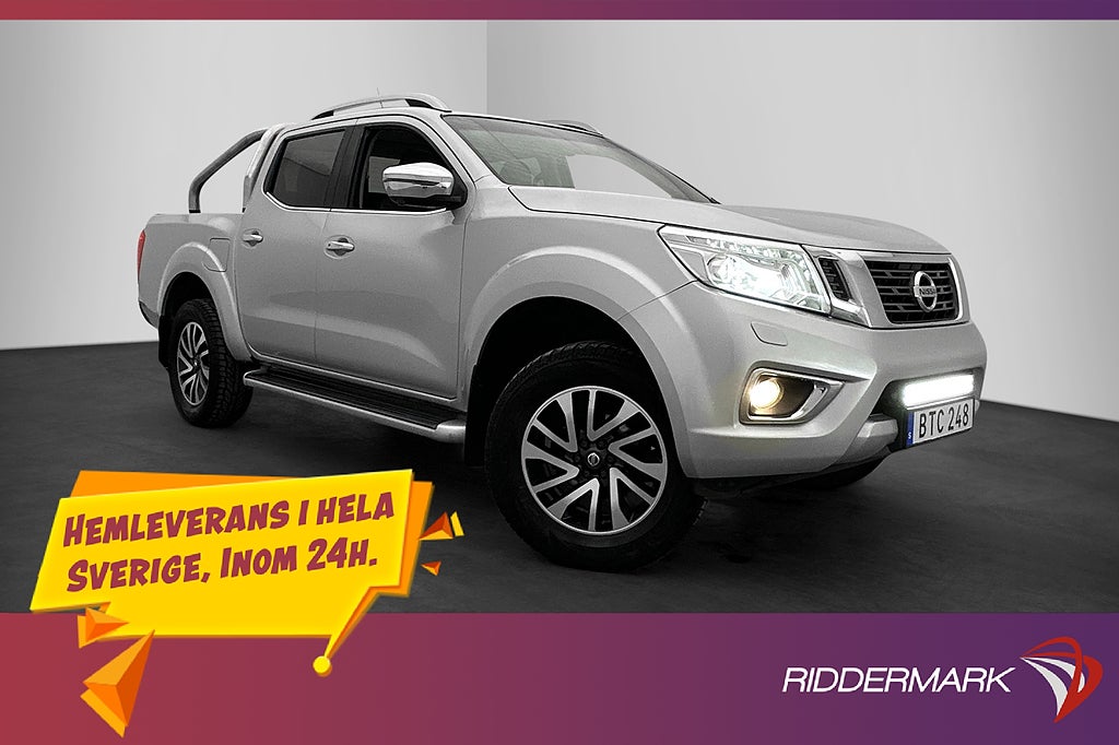 Nissan Navara Tekna 2.3 4WD Dragkrok Diff Skinn 360° Moms