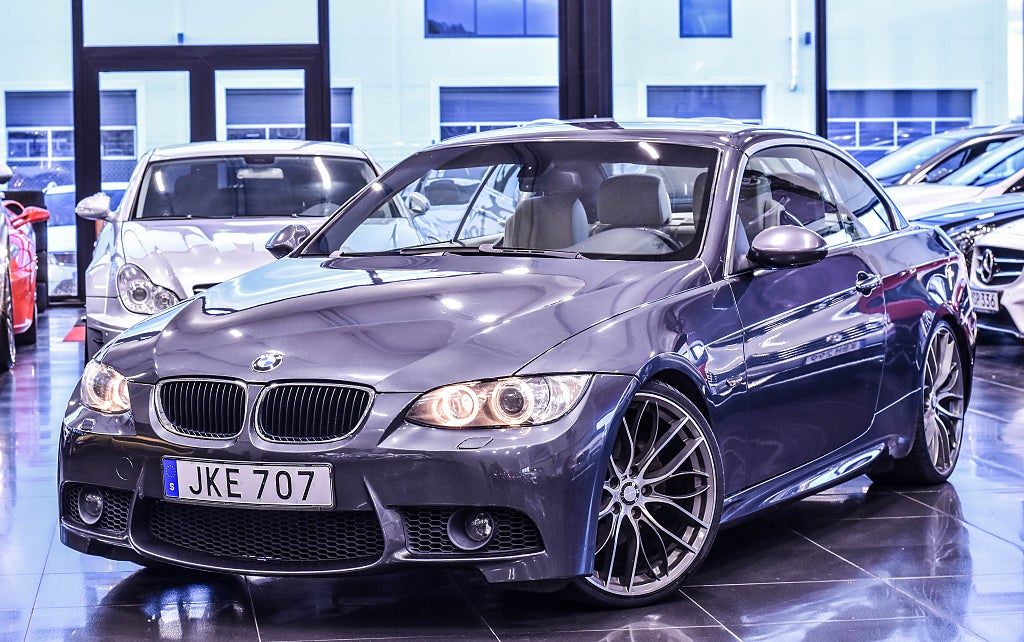 BMW 320I Convertible|Svensksåld|M3 OPTIK|Sportavgassystem|Nybesi