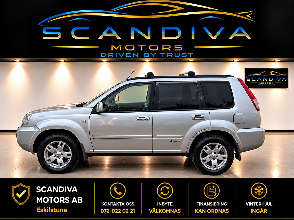 Nissan X-Trail NissanX-Trail2.5 4x4Auto165hk/Nyservad/Pano/Drag/1ägare