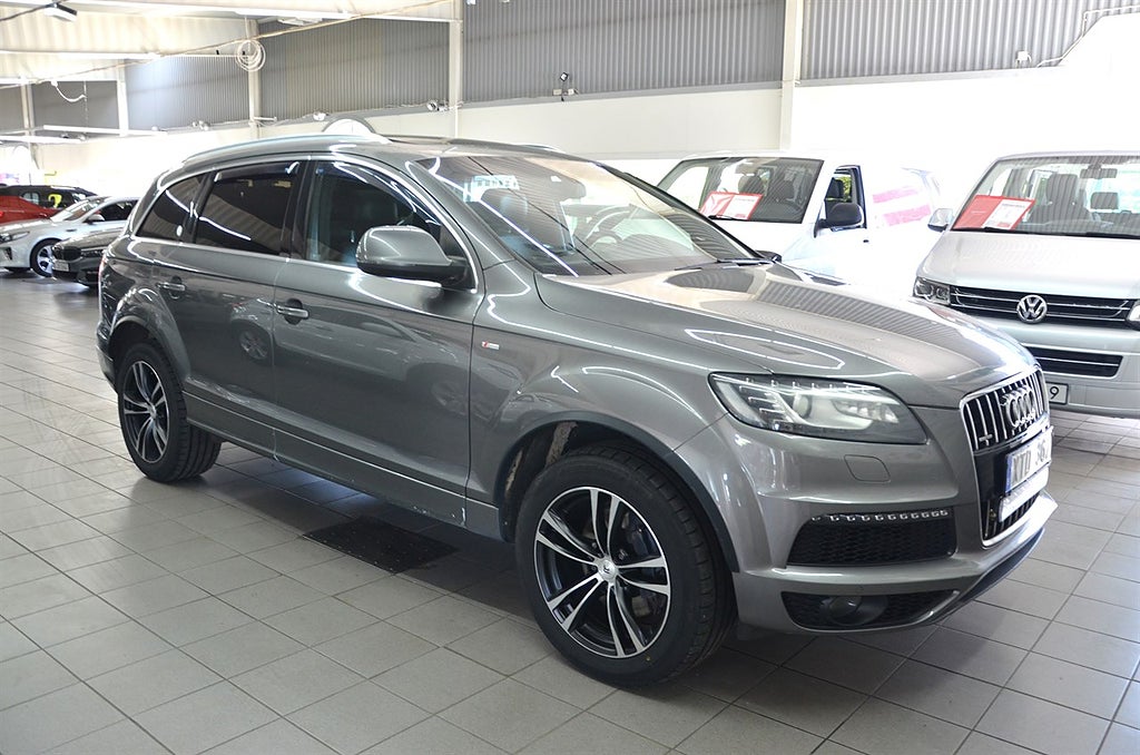 Audi Q7 3.0 TDI V6 Quattro 245hk S Line 7-Sits