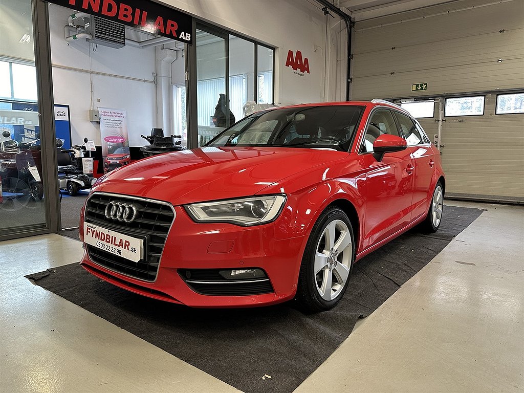 Audi A3 Sportback 2.0 TDI S Tronic, 150hk Ambition, Comfort