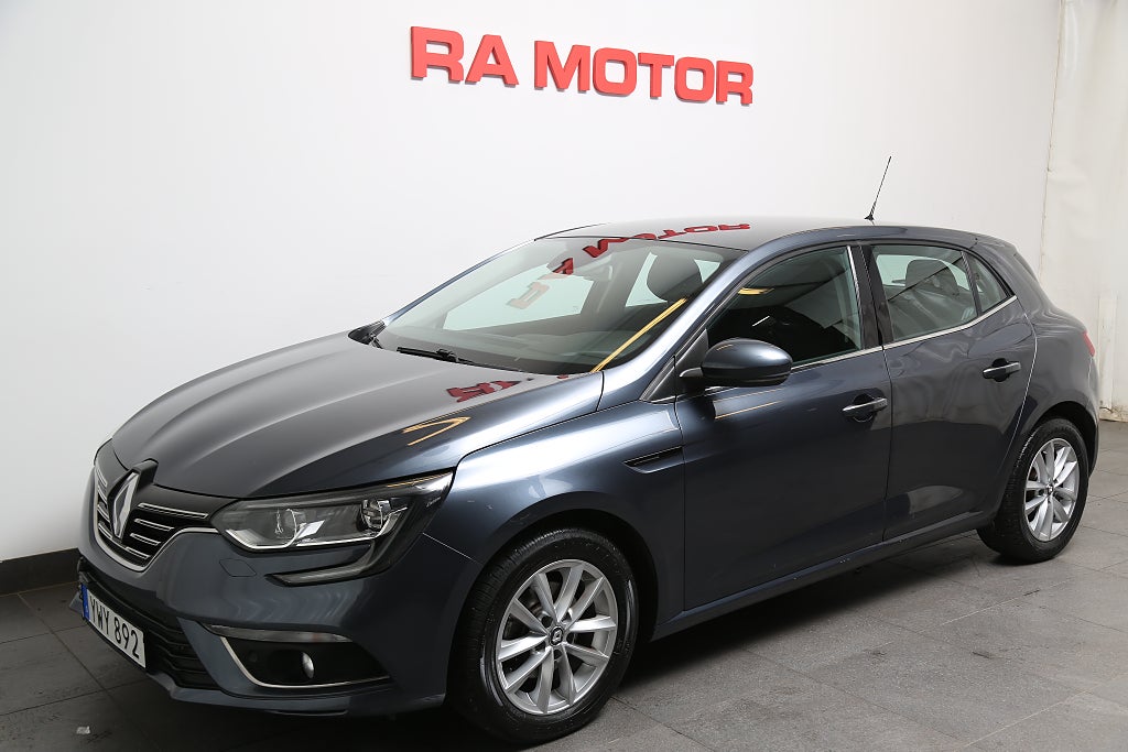 Renault Mégane 1,2 TCe 132hk Aut 5D Navi P-Sensorer Motorvärmare 2018