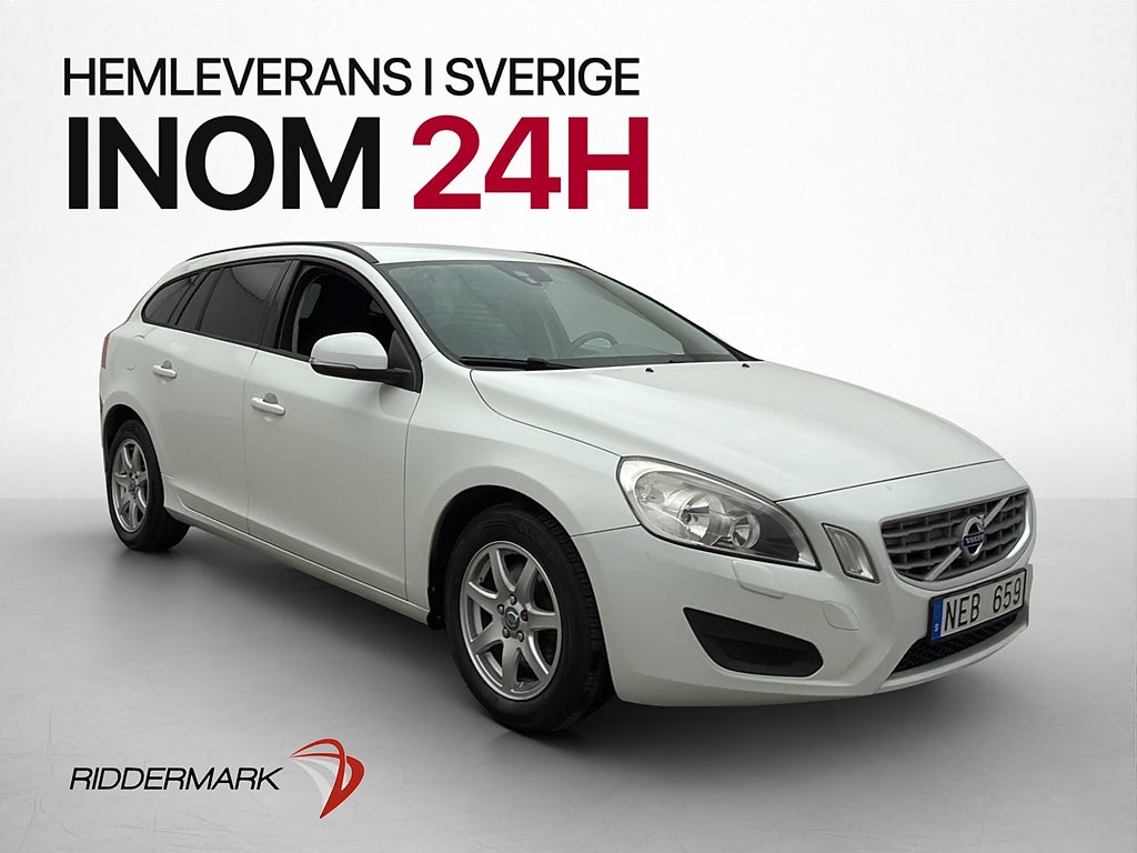 Volvo V60 D2 115hk Kinetic VOC Värmare Dragkrok Farthållare