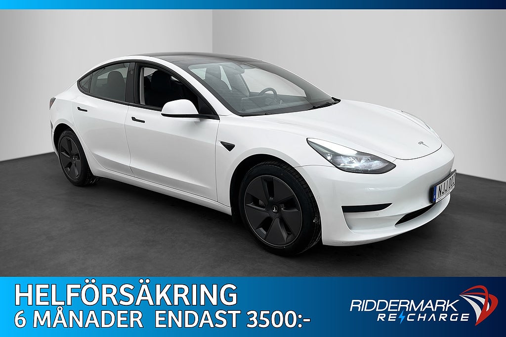 Tesla Model 3 Standard Range Autopilot Pano Rattvärme S.Såld