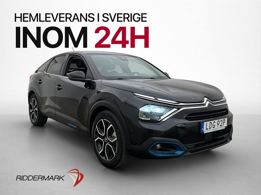 Citroën e-C4 136hk SHINE HUD Kamera Halvskinn CarPlay Navi