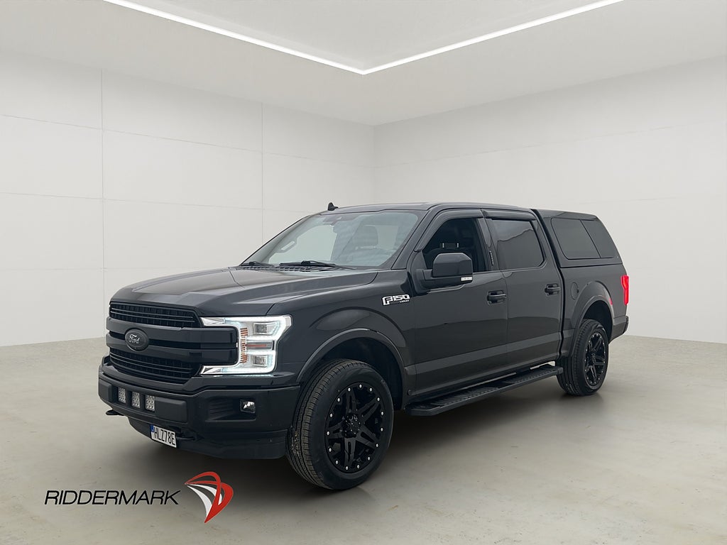 Ford F-150 Lariat Sport V8 4x4 Drag Pano B&O Diff Kåpa