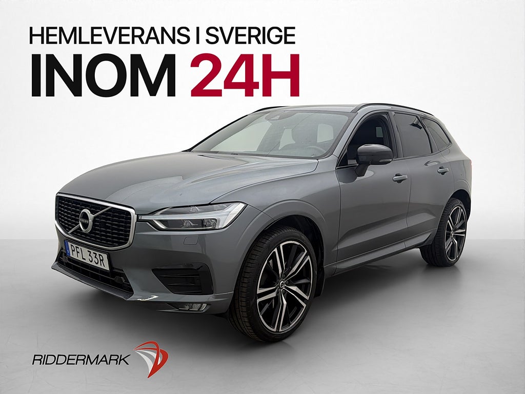 Volvo XC60 B4 197hk AWD R-Design Drag Kamera Värmare BLIS