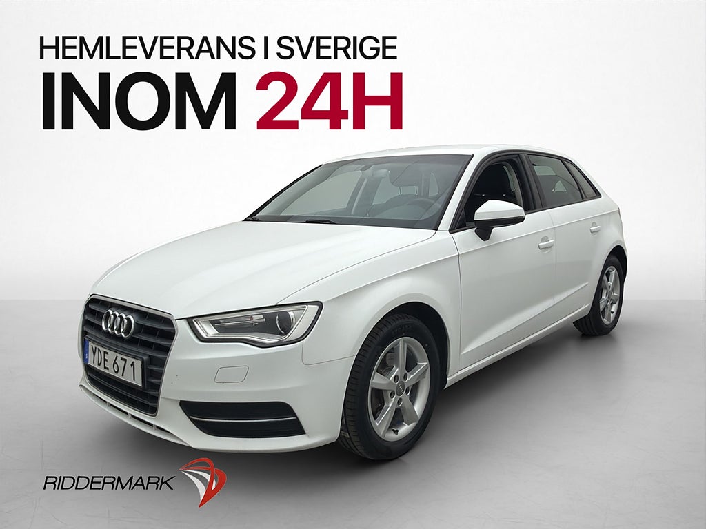 Audi A3 Sportback TFSI 110hk Attraction P-Sensor Farthållare