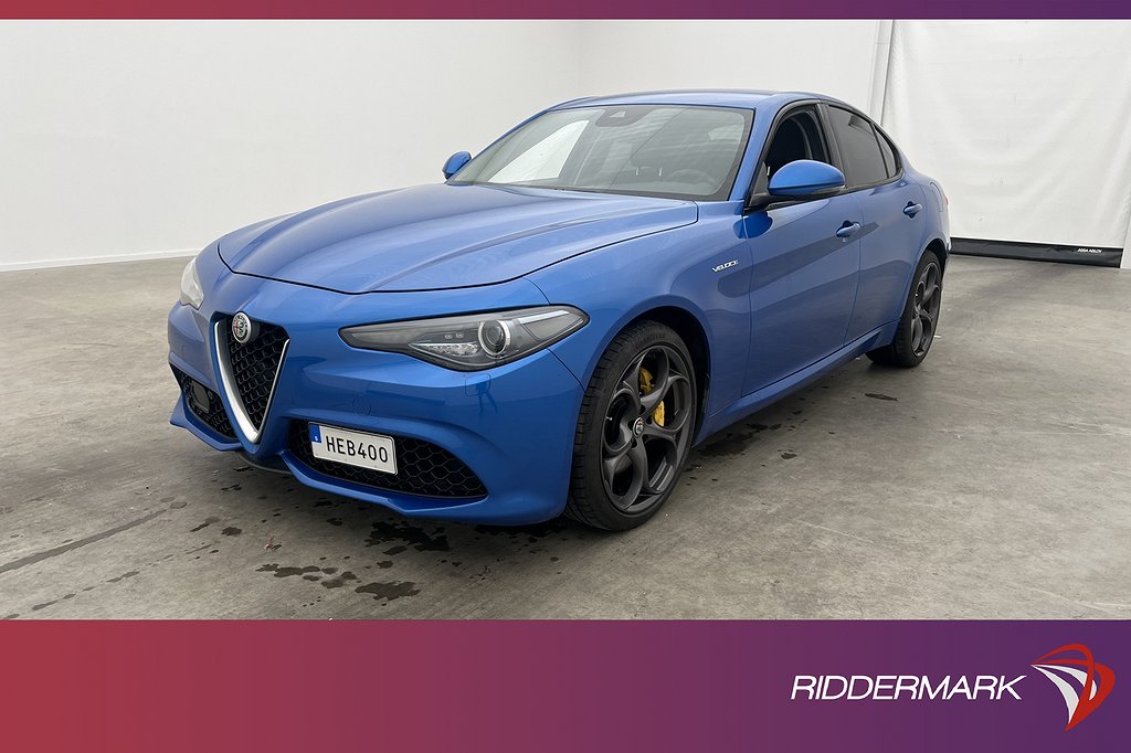 Alfa Romeo Giulia 2.0 Turbo Q4 280hk Veloce H/K Navi Skinn