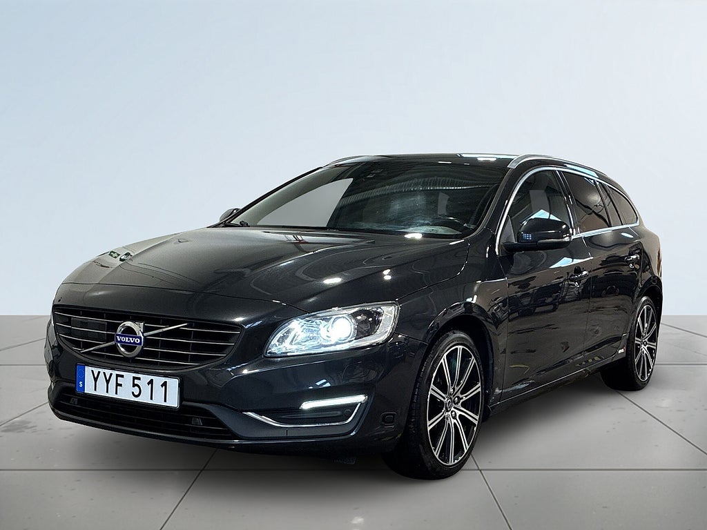 Volvo V60 T5 Bi-Fuel Aut Classic Summum Cockpit Värmare Skinn S&V