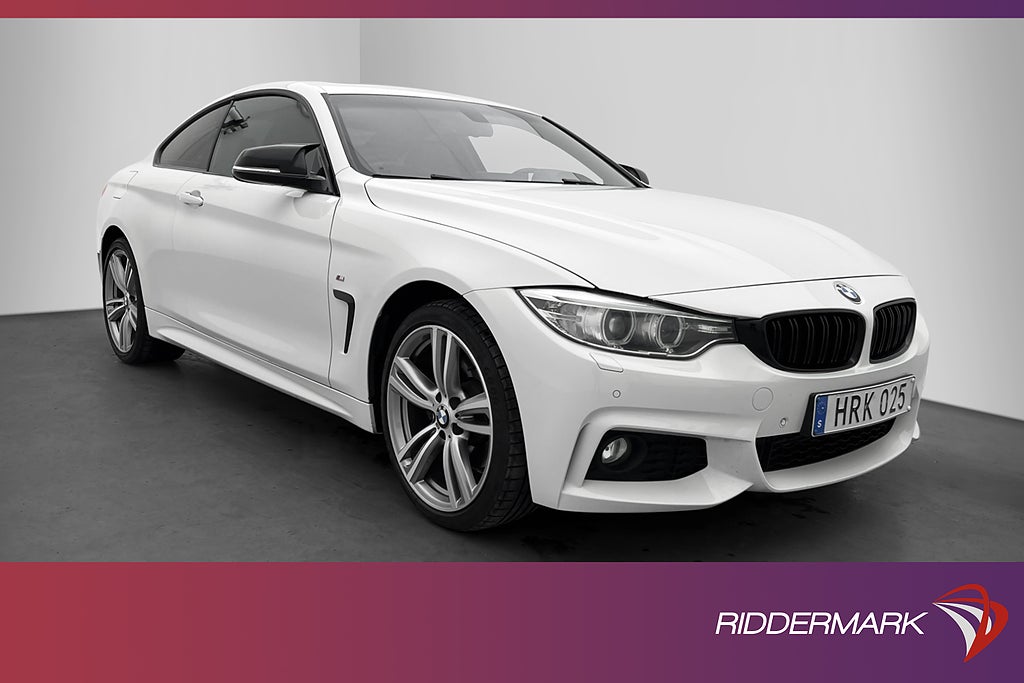 BMW 428 I xDrive Coupé M Sport H/K Taklucka Skinn Navi Drag