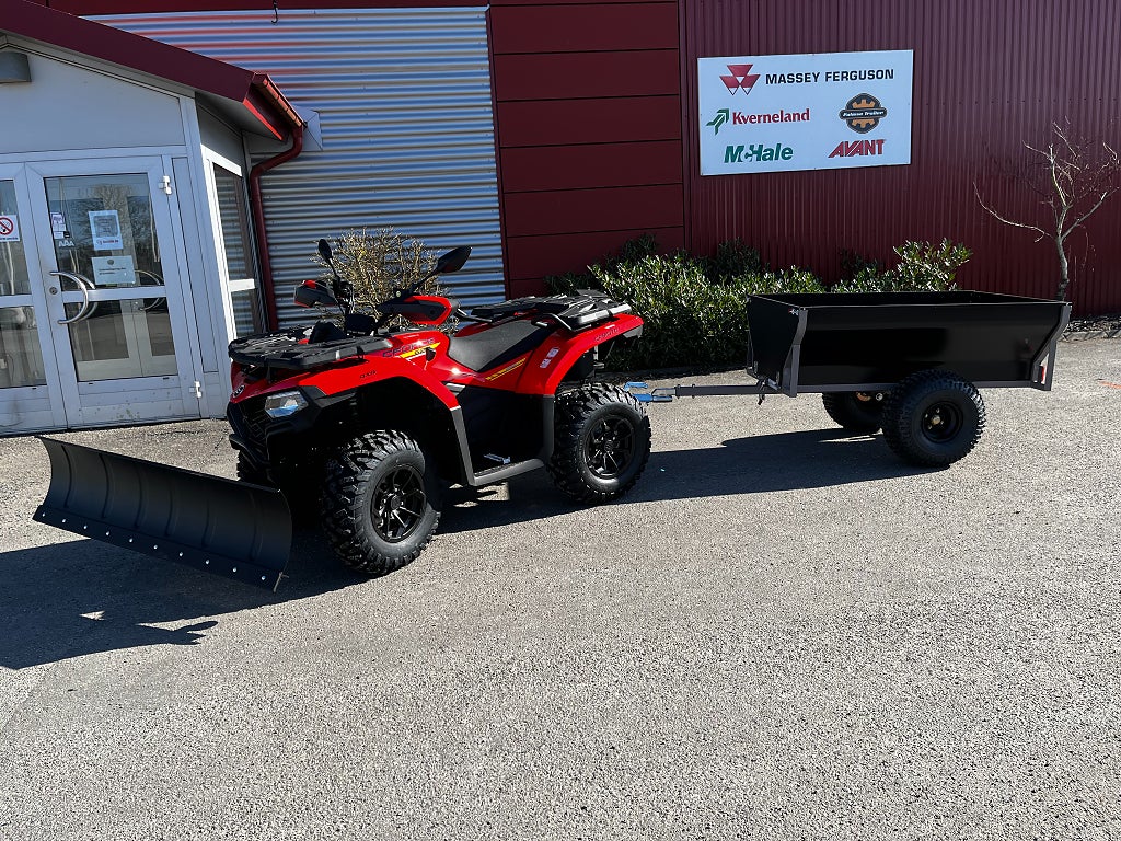 CFMOTO CFORCE 520 KAMPANJ PLOGBLAD & VAGN 