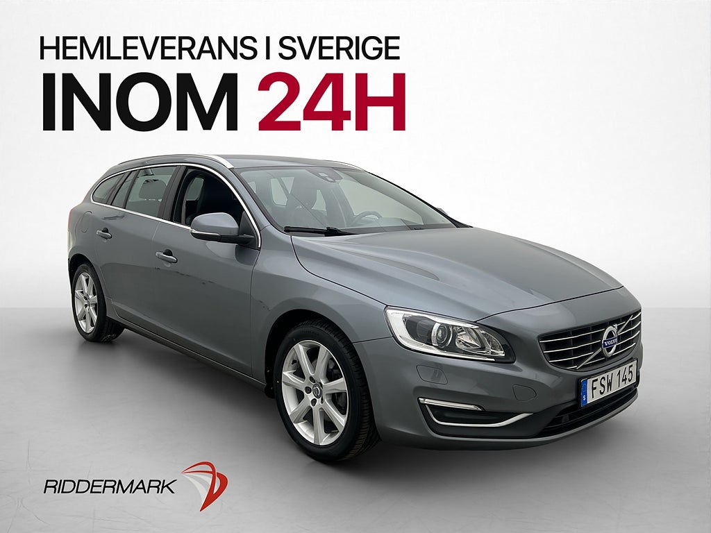 Volvo V60 T4 Summum Värmare Skinn Elstol Dragkrok