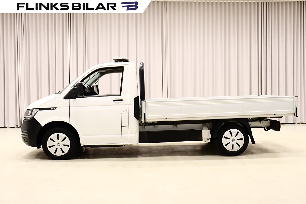Volkswagen Transporter 110HK Flak|Drag|Värmare|Lågmil|Moms