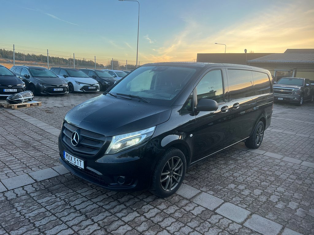 Mercedes-Benz Vito  116CDI AUT LÅNG DUBBLA SKJUTDÖRR KAMERA NYBESS 2-ÅRS GARANT