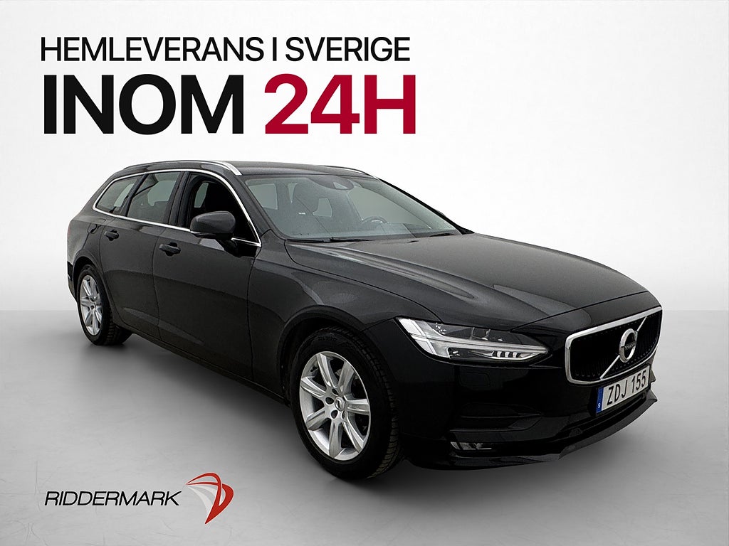 Volvo V90 D4 AWD Momentum VOC Värmare Navi CarPlay Dragkrok