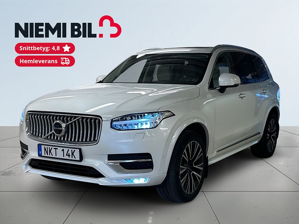 Volvo XC90 B5 AWD Inscription Drag 360° Massage H/K Pvärm Pano SoV