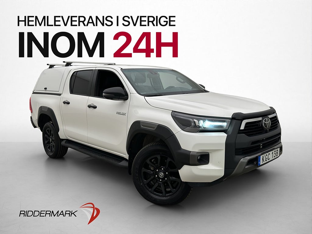 Toyota Hilux Invincible 2.8 4WD M-Värmare Drag JBL Kåpa Moms
