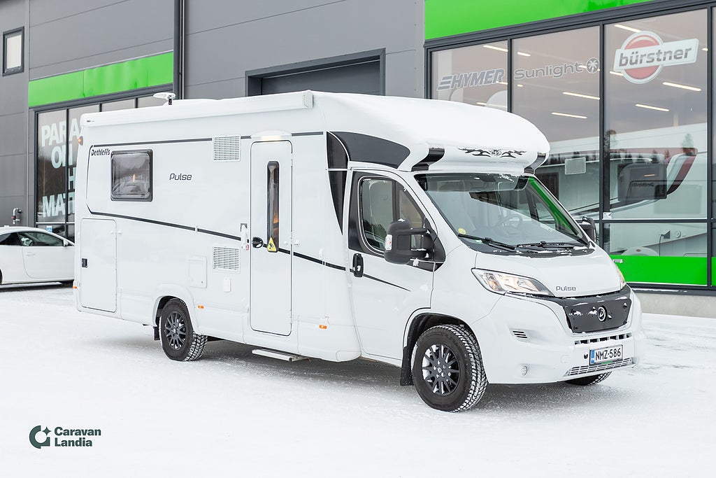 Dethleffs Pulse T 7051 DBM 2.2 Mjet 140hv ** ALDE, QUEENBÄDD, TAKSÅNG, SOL