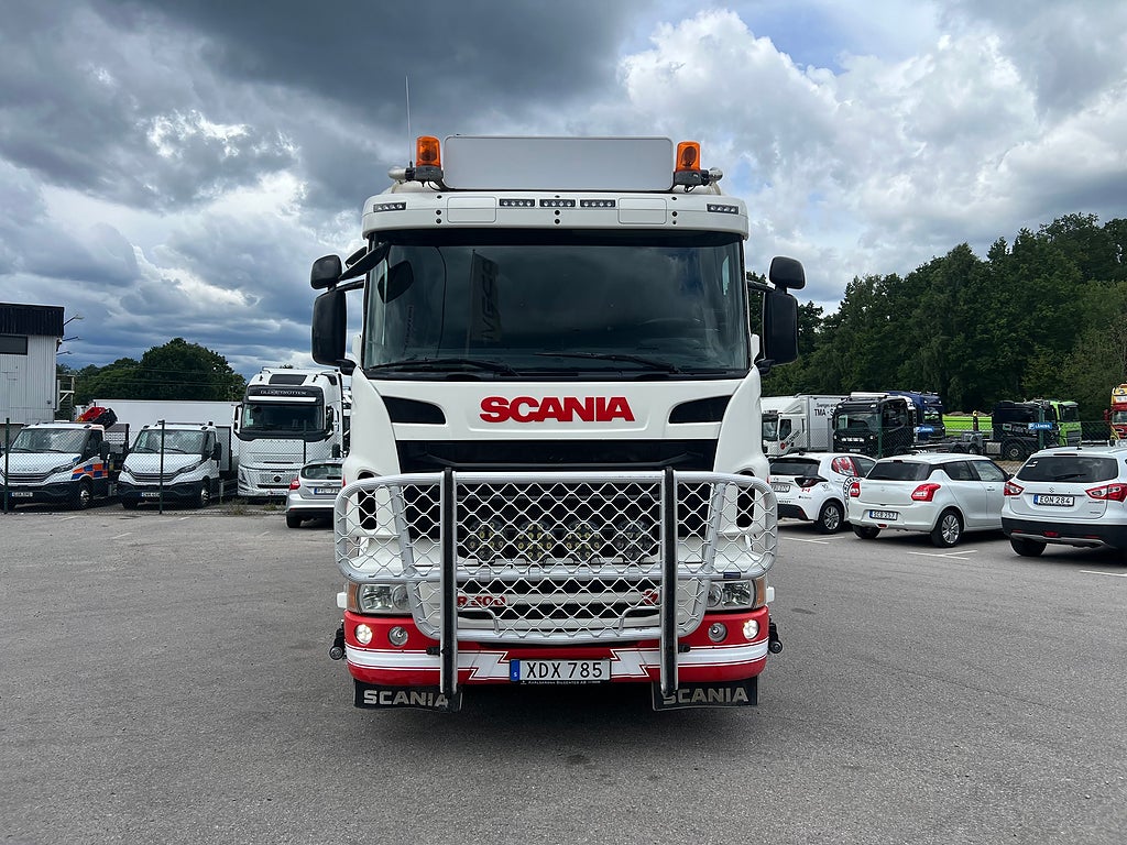 Scania R500 V8 6x2*4 Manuell Växellåda, Lastväxlare inkl flak