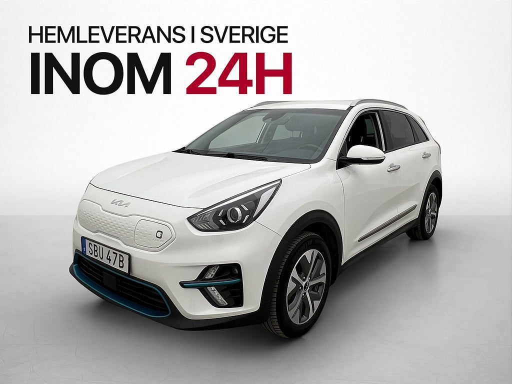 Kia E-Niro 64 kWh Advance Värmare B-Kamera CarPlay Navi MOMS