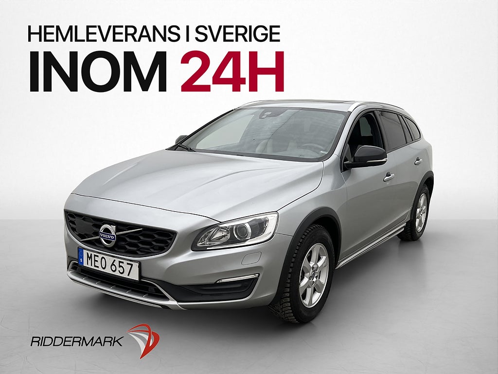 Volvo V60 Cross Country D4 AWD Summum T-Lucka Värmare Skinn
