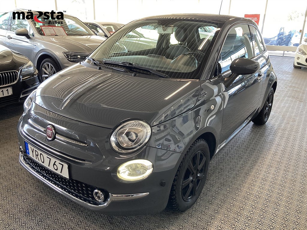 Fiat 500 1.2 8V (69hk) Lounge Svensksåld