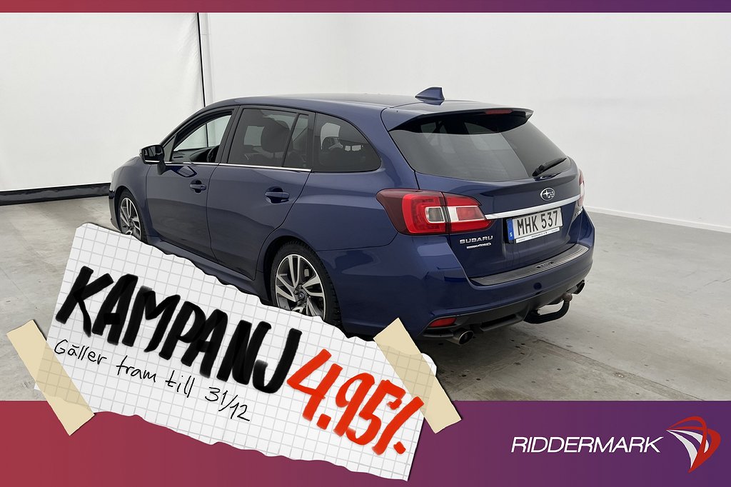 Subaru Levorg 1.6 170hk 4WD GT-S Skinn T-Lucka N 4,95% Ränta