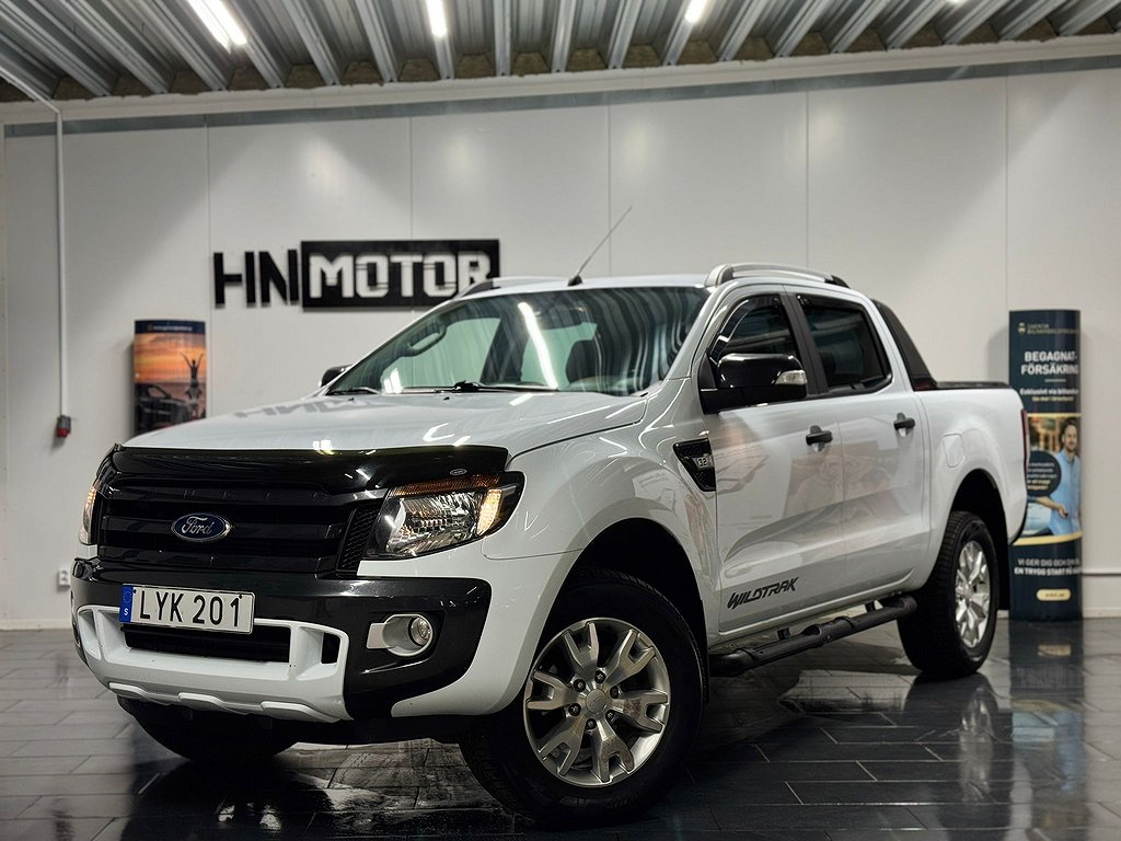 Ford ranger Dubbelhytt 3.2 TDCi 4x4 Wildtrack |MOMS|Skinn|BT