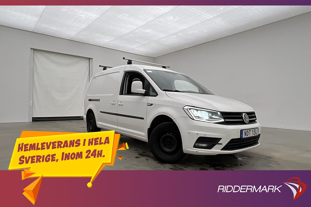 Volkswagen Caddy Maxi 2.0TDI Värm PDC V-Inredd CARPLAY Moms