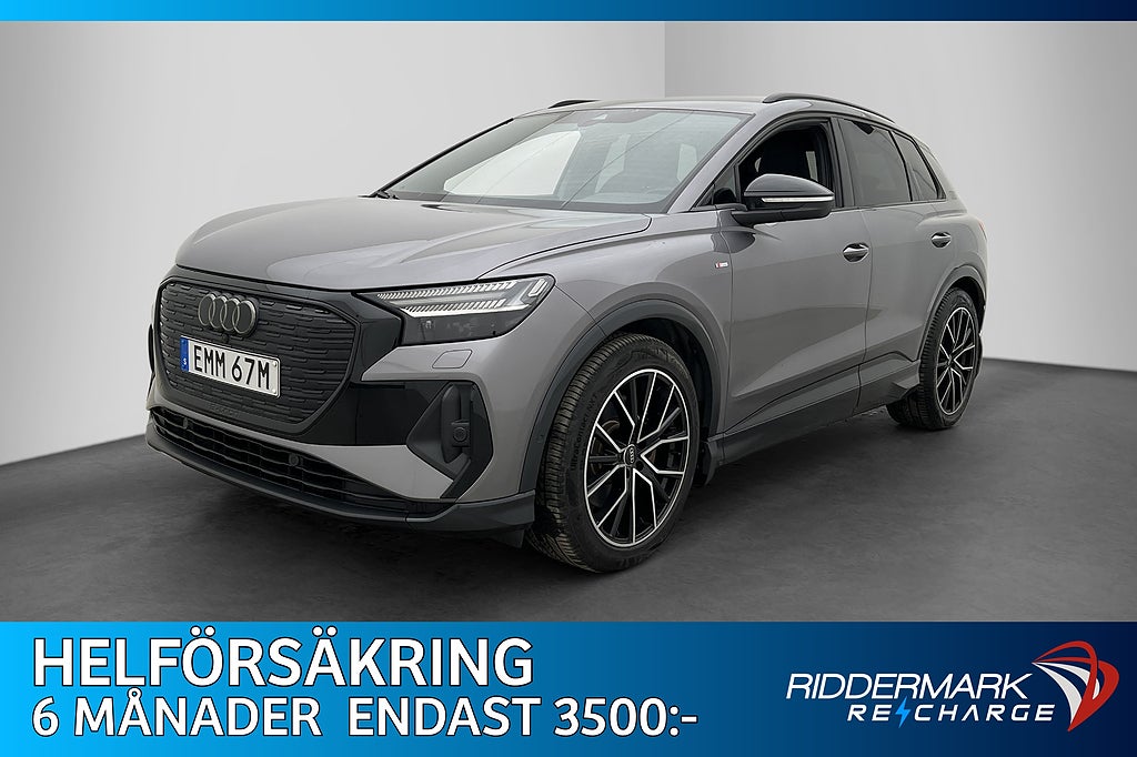 Audi Q4 50 e-tron Q 299hk S-Line Dragkrok Kamera S-Stolar