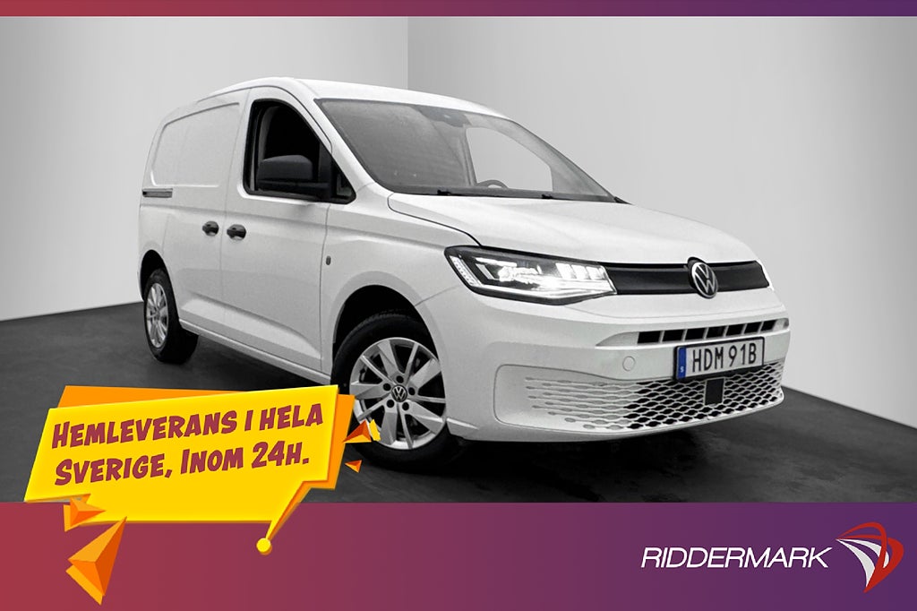 Volkswagen Caddy Cargo 2.0TDI Värmare Dragkrok B-Kamera MOMS