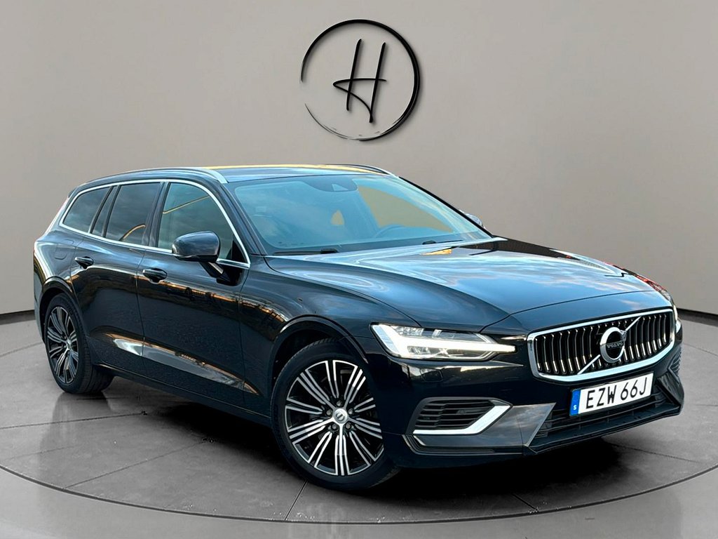 Volvo V60 T6 340hk AWD Recharge 1-Ägare Keyless Drag VOC LED