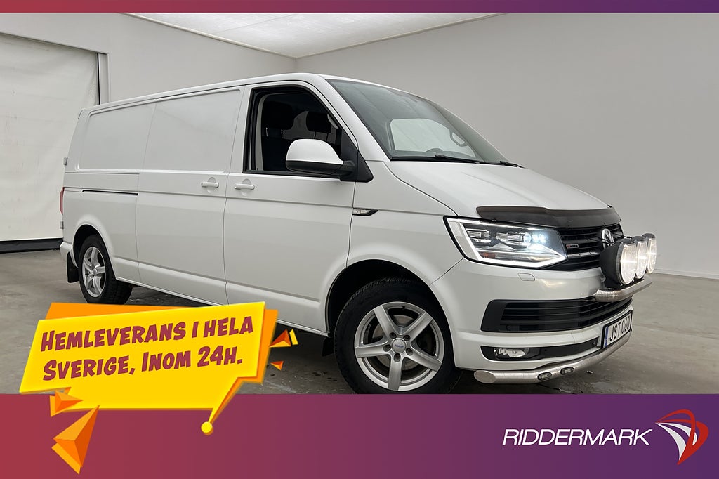 Volkswagen Transporter L2 4M 150hk Värm Drag PDC  V-inr Moms