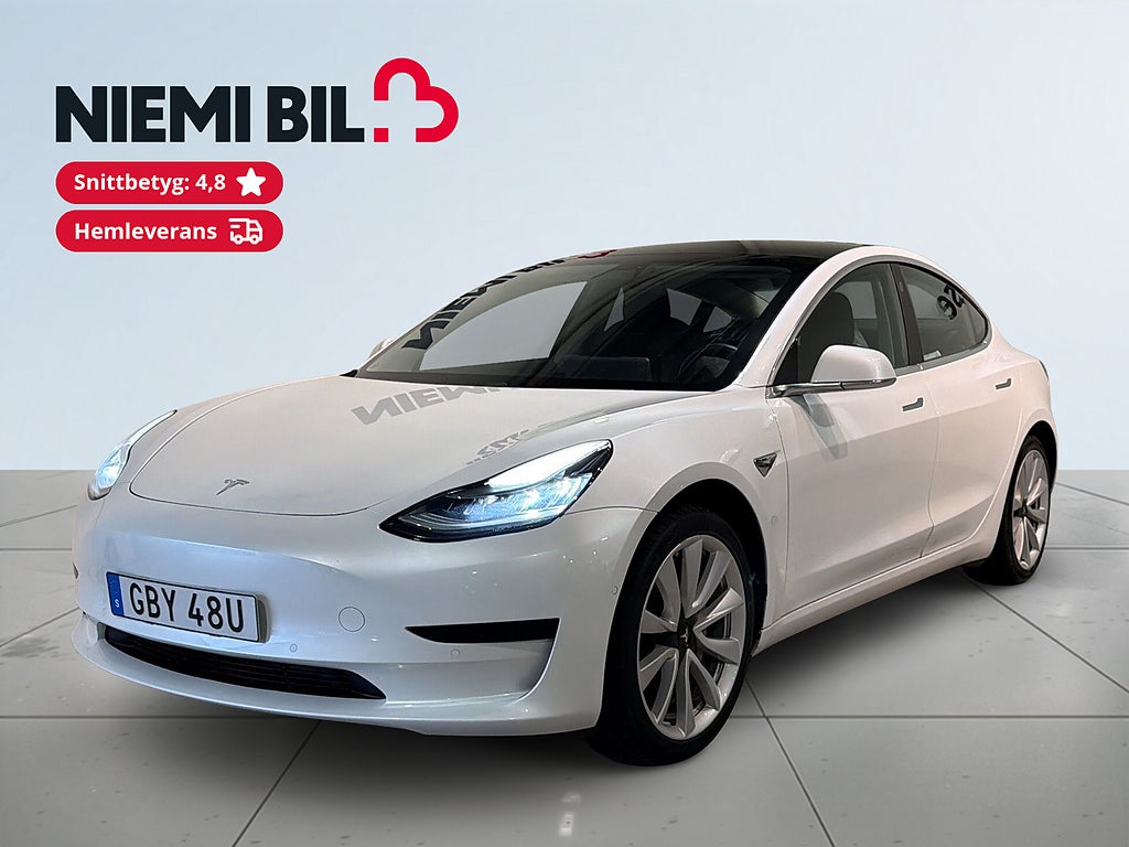 Tesla Model 3 Standard Range Plus Pano Kamera GPS Skinn SoV