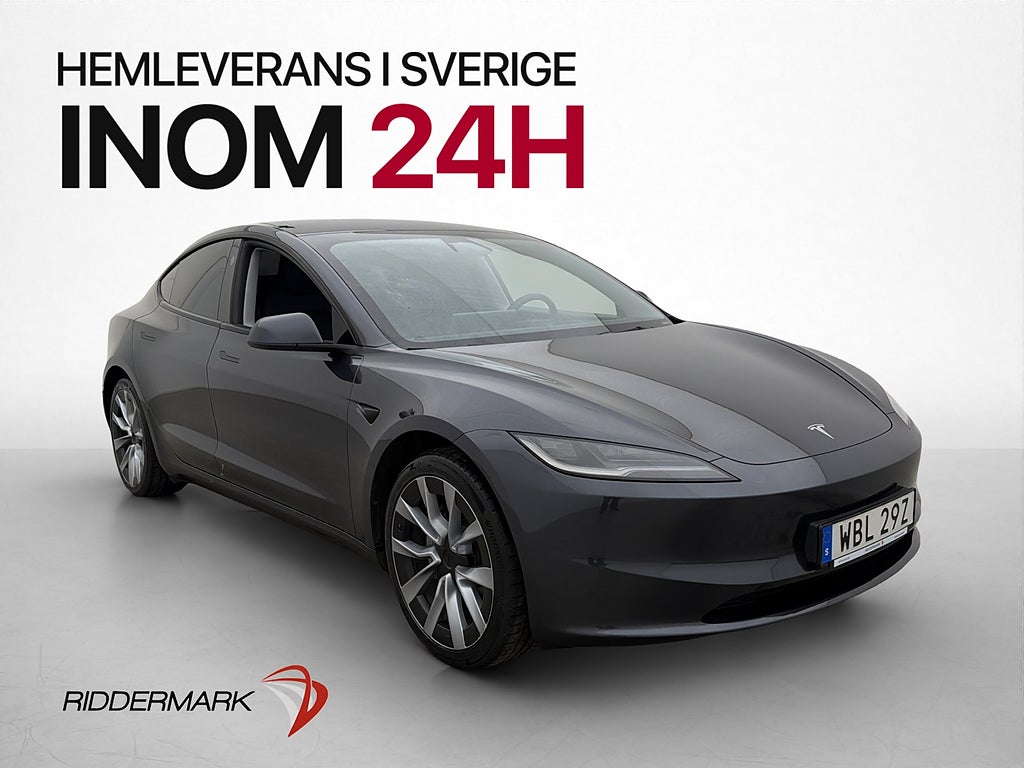 Tesla Model 3 Premium Long Range AWD 498hk Värmepump MOMS