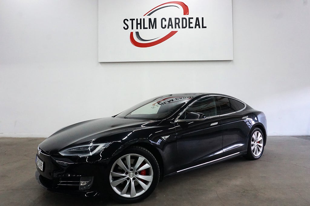 Tesla Model S P90D Ludicrous, Panorama, Luftfjädring, Kolfiberpaket 