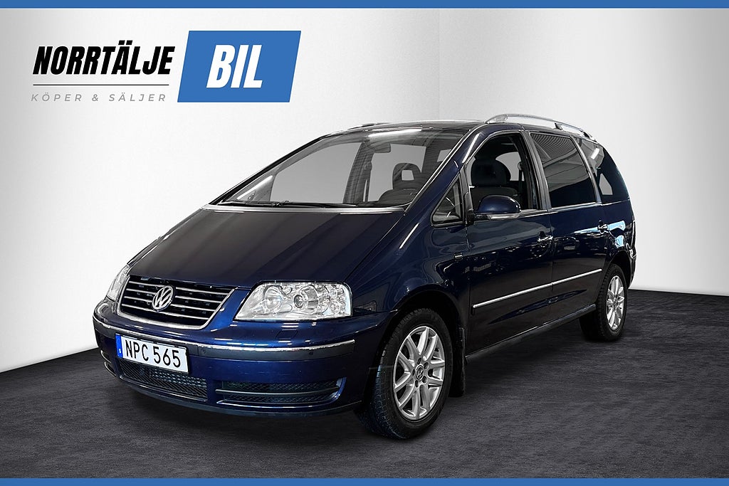 Volkswagen Sharan 1.8 150 HK AUT DRAG 7-SITS KAMREM BYTT NYBES PDC