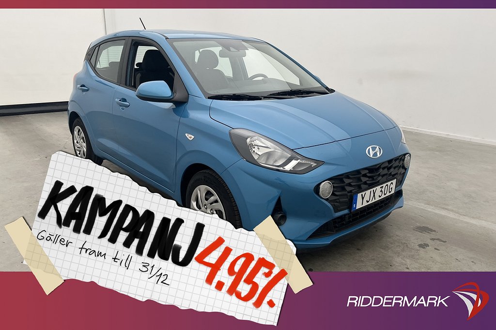 Hyundai i10 1.0 67hk Essential Värmare CarPl 4,95% Ränta