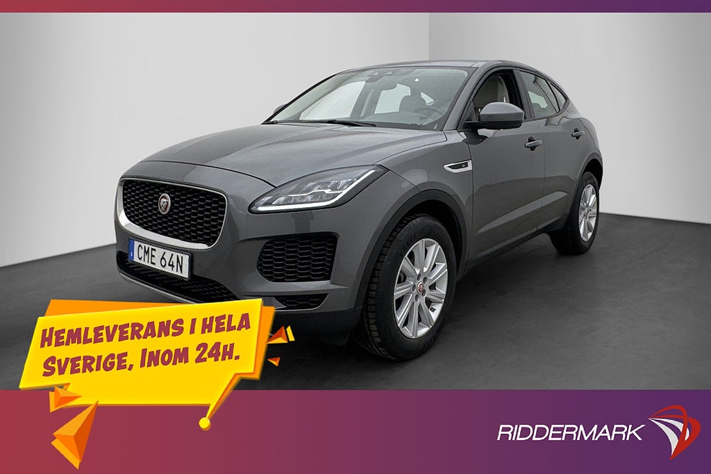 Jaguar E-Pace P200 AWD Skinn Kamera Navi CarPlay Elstol