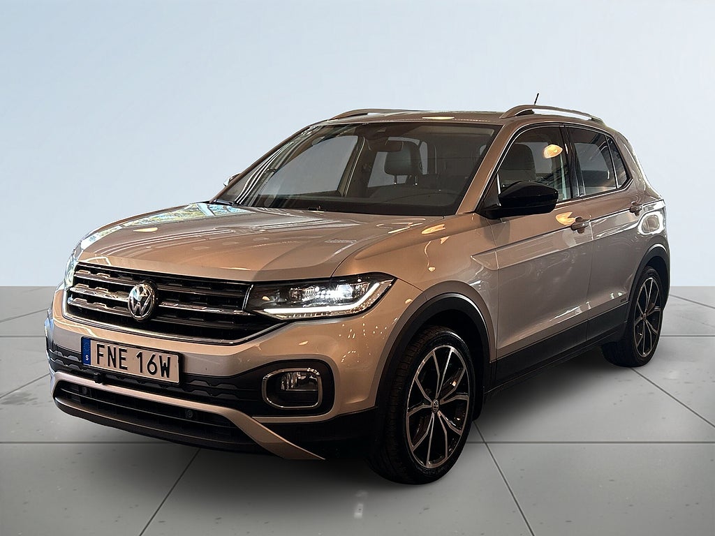 Volkswagen T-CROSS 1.0 TSI GT Värmare/Backkamera/Dragkrok/Ad.Fhåll/1Ägare!