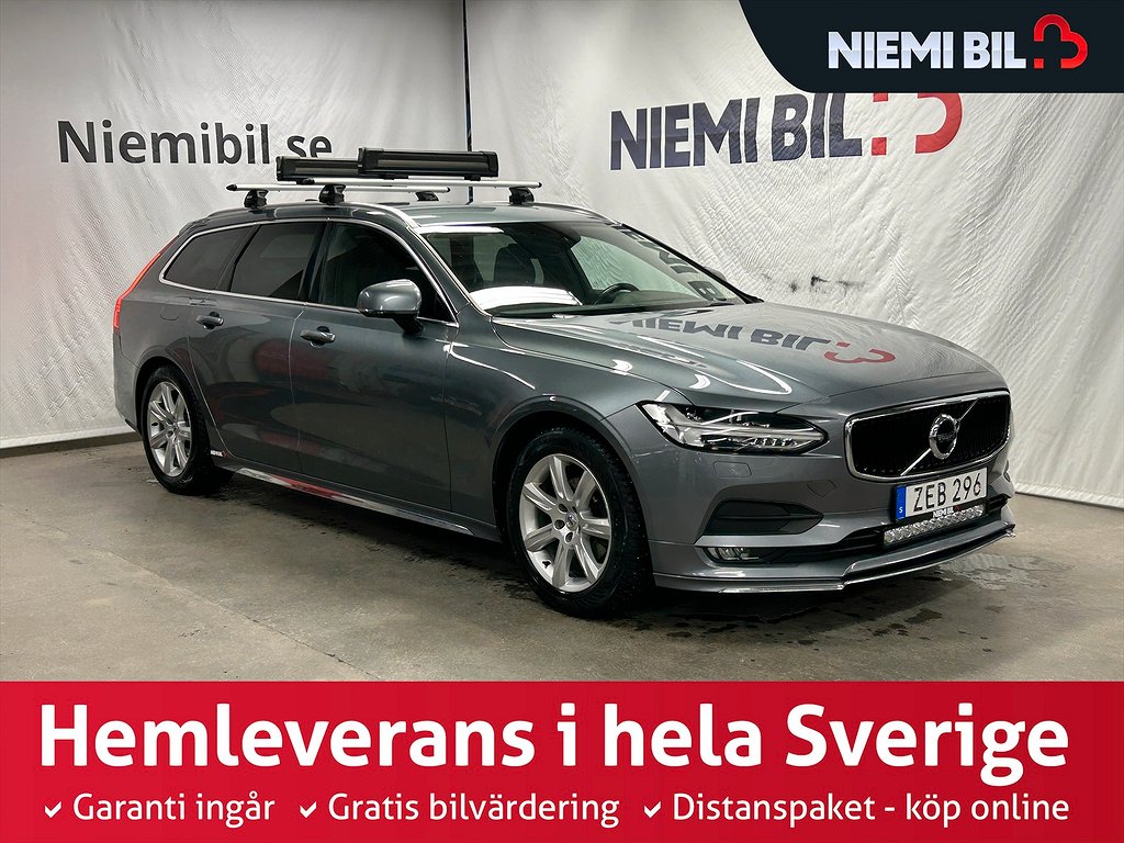 Volvo V90 D4 AWD Aut Advanced Edt S&V-däck/Drag/D-värm/LED