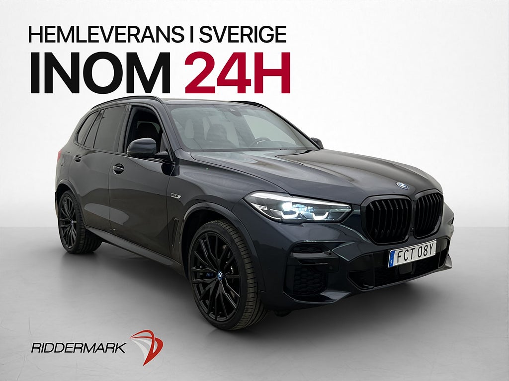 BMW X5 xDrive45e M-Sport H/K HUD 360° Dragkrok Luftfjädring