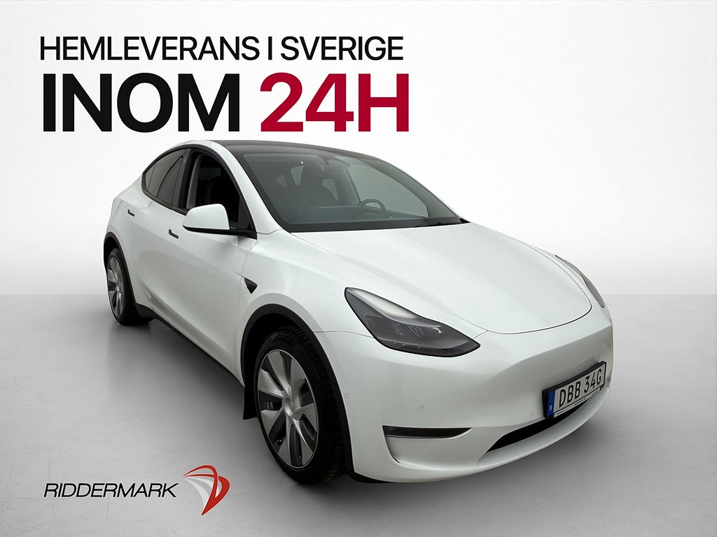 Tesla Model Y Long Range AWD Autopilot Svensksåld Skinn