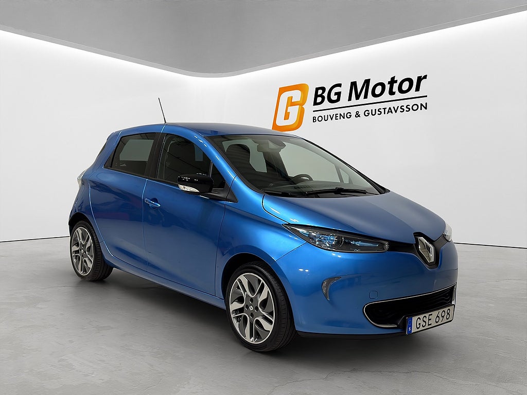 Renault Zoe R90 41 kWh 92HK Aut Värmare/B-kamera/Friköpt Batteri