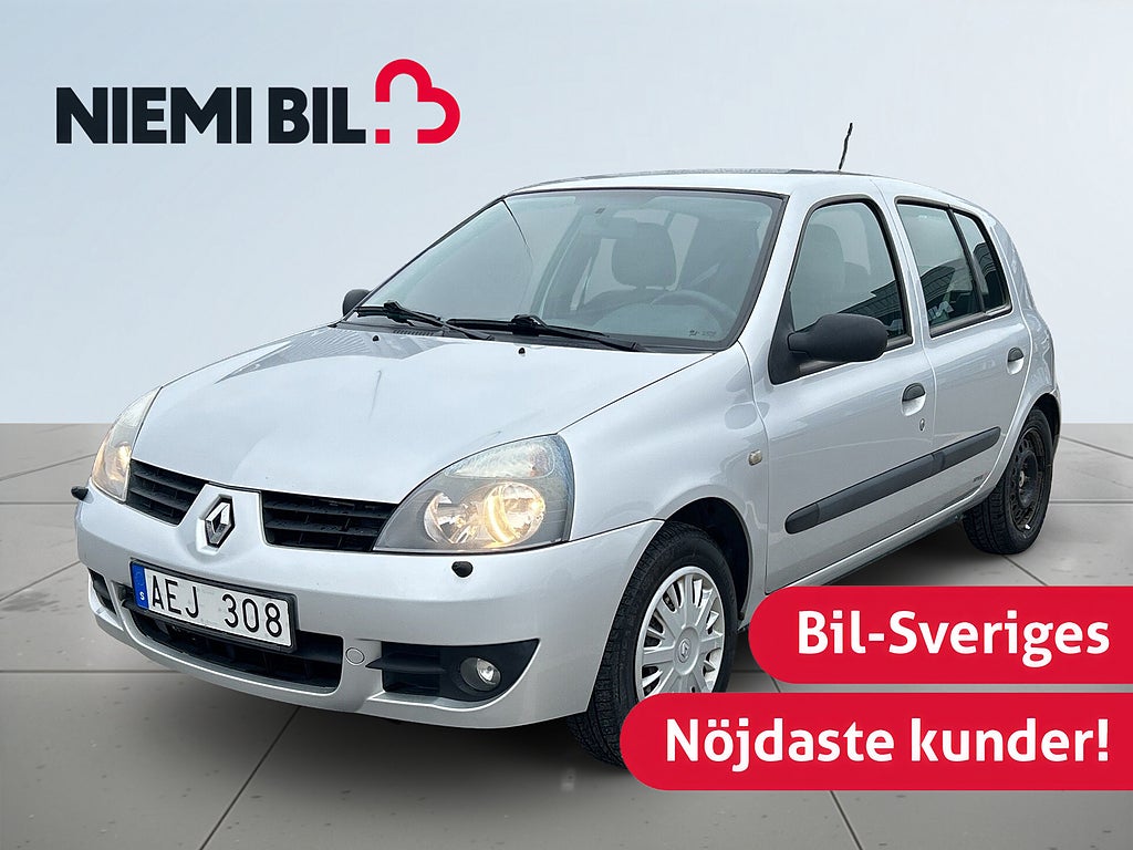 Renault Clio 5-dörrars 1.2 MoK-Värm/S&V-Hjul/Rem bytt/Ny Servad
