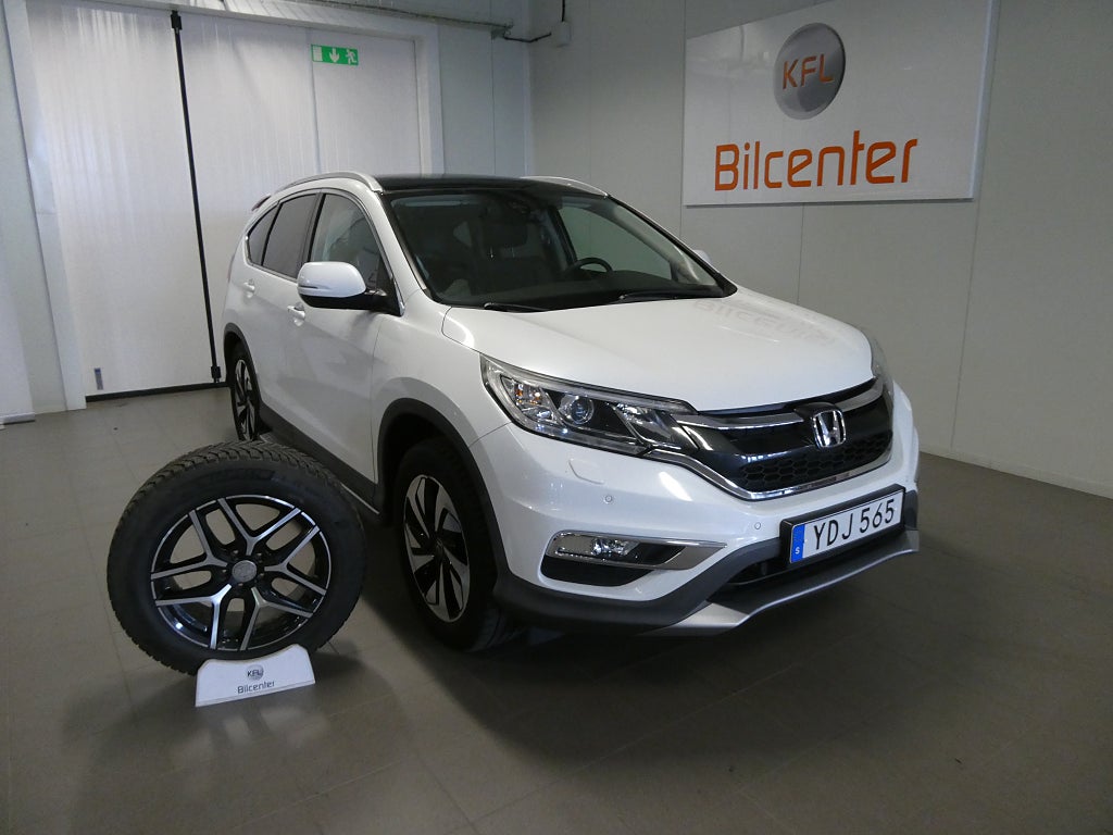 Honda CR-V 1.6 4WD Executive Pano-Skinn-Mvärmare-Drag-Kamera-Navi