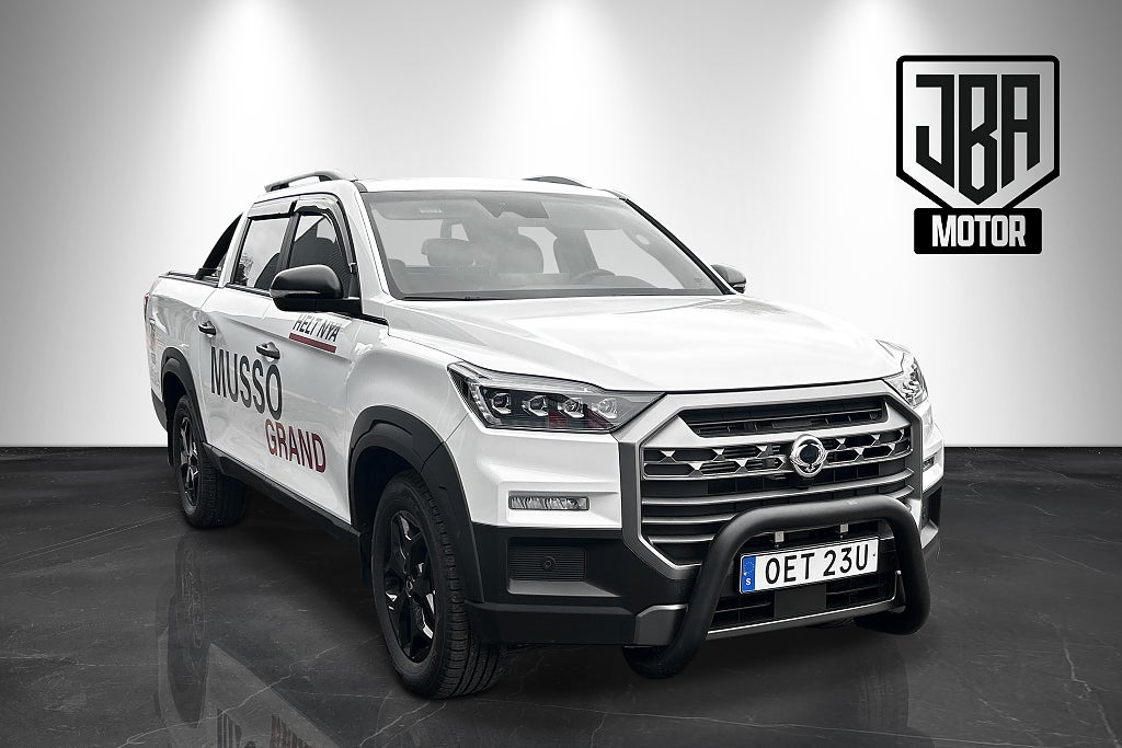 KGM Musso Grand Crew Cab e-XDi 2,2 Blackline+ 202hk DEMOBIL