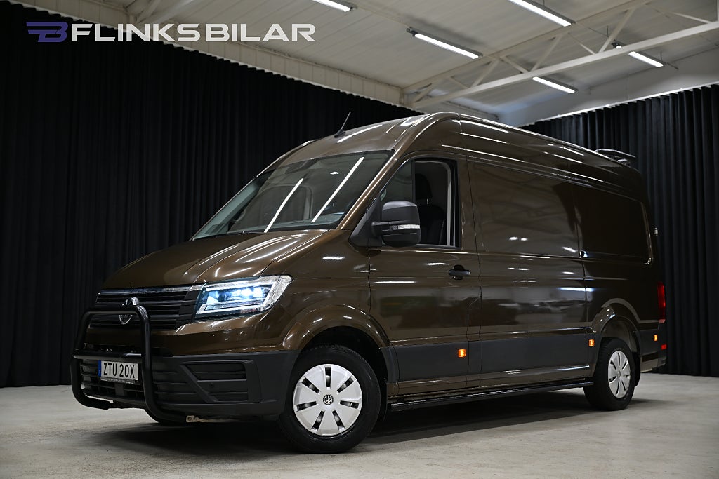 Volkswagen crafter 177HK Automat|V-Inredd|LED|Drag|Värmare|Backkamera|Moms